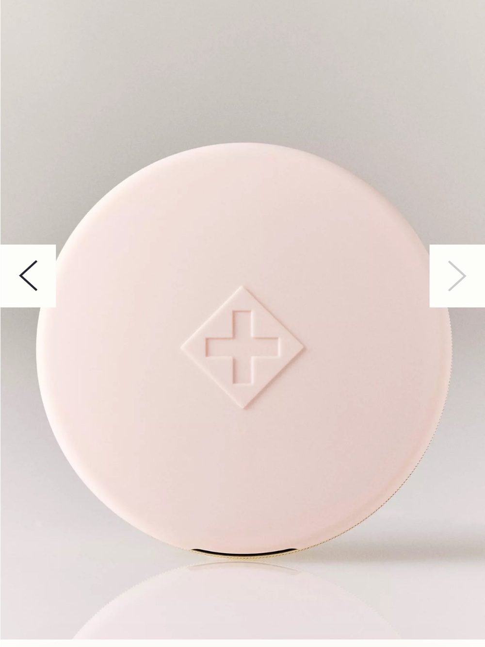 Dosey Mirrored Pill Compact in Blush/Gold